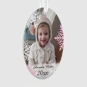 La photo de l'enfant personnalisée pour Noël (devant)