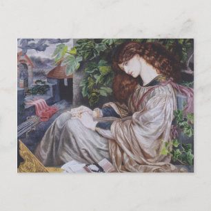 La Pia de Tolomei - Dante Gabriel Rossetti Briefkaart