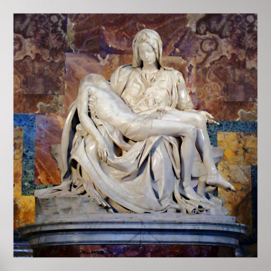 La Pieta par Michelangelo Poster (Devant)