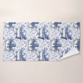 La pieuvre marine dans un bain (Serviette de bain)