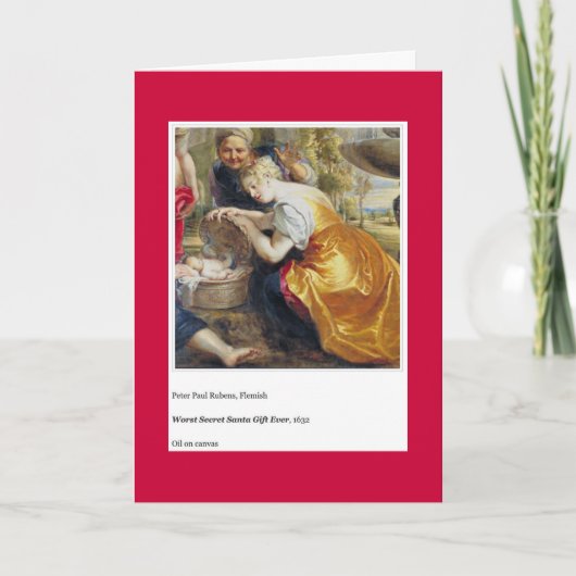 LA PIRE CARTE DE VACANCES DE PÈRE NOËL SECRET (Devant)