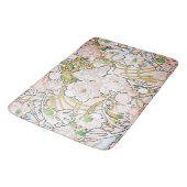 La pivoine fleurit le tapis de bain floral de (Angle)