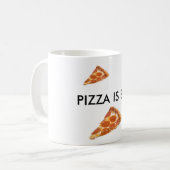 La pizza est tasse de Bae de pizza de pepperoni (Devant gauche)