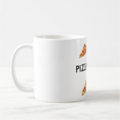 La pizza est tasse de Bae de pizza de pepperoni (Gauche)