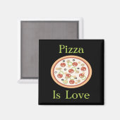 La pizza est un aimant d'amour (Recto/Verso)
