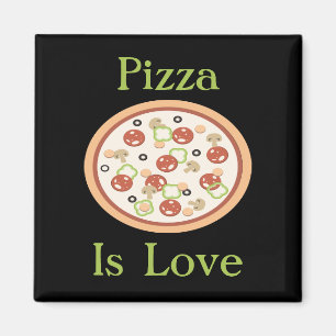 La pizza est un aimant d'amour