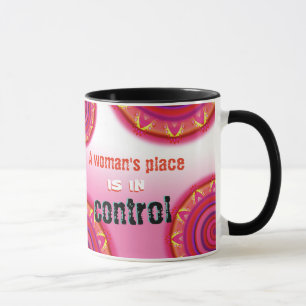 La place d'une femme, tasse de café à la mode