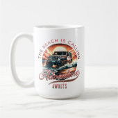 La Plage Appelle Mug (Gauche)