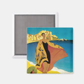 La Plage de Calvi, Corse Magneet (Voorkant / Achterkant)