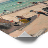 La Plage de Fort-Mahon | Albert André Poster (Hoek)