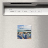 La plage de Hastings Fridge Magnet (In Situ (Lave-vaisselle))