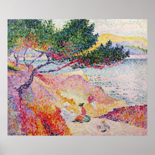 La Plage de Saint-Clair, 1906-07 Poster