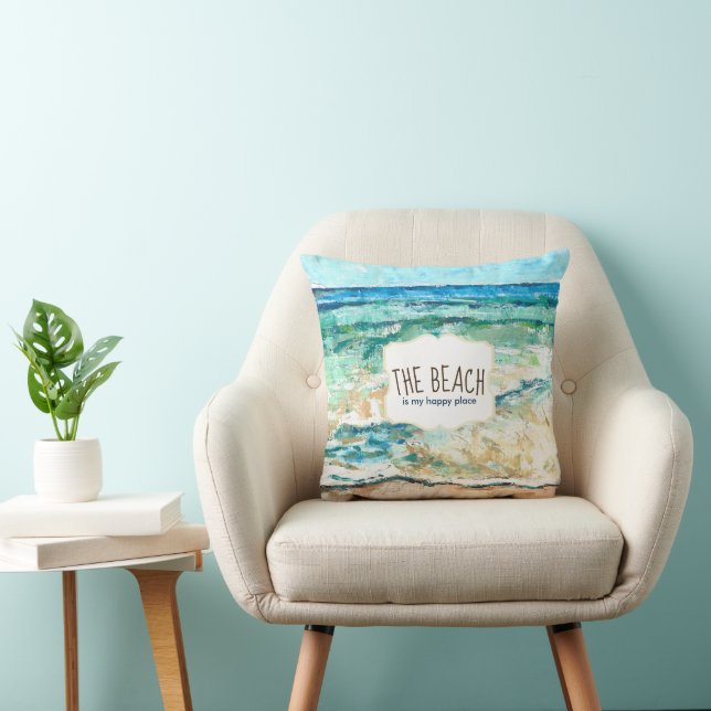 La Plage Est Mon Joyeux Oreiller (Chaise)