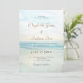 La plage La Sunrise Faire-part de mariage (Debout devant)