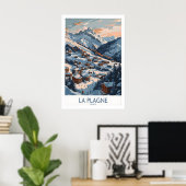 La Plagne décoration murale 1 (Bureau à domicile)
