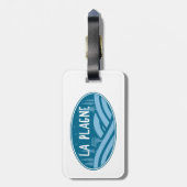 La Plagne France Outdoors Bagagelabel (Achterkant verticaal)