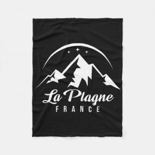 La Plagne France Ski Resort Skiën Snowboarden So Fleece Deken
