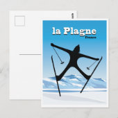 La Plagne, Frankrijk Briefkaart (Voorkant / Achterkant)