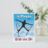 La Plagne, Frankrijk Briefkaart (Staand voorkant)