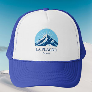 La Plagne Frankrijk skioord outfit pet