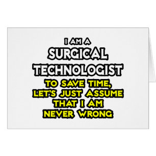 La plaisanterie du technologue chirurgical ..Jamai