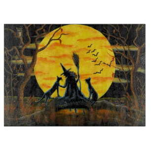 La planche à découper de Halloween, la patience,