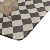 La planche à découper en diamant feuille d'or (Coin)