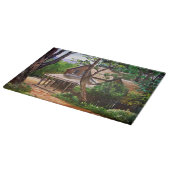 La planche à découper en verre du magasin de bois (Coin)