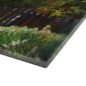 La planche à découper en verre du magasin de bois (Coin)