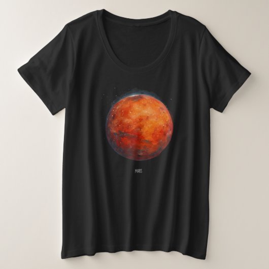 La planète rouge : Aquarelle de Mars (Design devant)