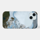 La planète Terre montrant la couverture de glace d (Verso Horizontal)