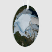 La Planète Terre Montre La Couverture De Glace De (devant)