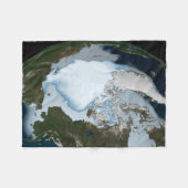 La Planète Terre Montre La Couverture De Glace De  (Devant (Horizontal))