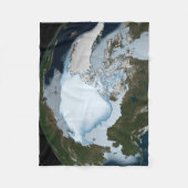 La Planète Terre Montre La Couverture De Glace De  (Devant)