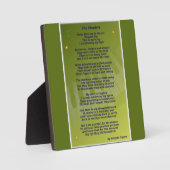 La Plaque des pianistes (Recto)