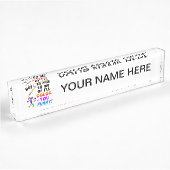 La plaque d'identification - colorez-vous drôles