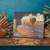 La Plaque photo "Je suis le pain de la vie" (Côté)