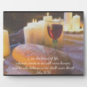 La Plaque photo "Je suis le pain de la vie" (Devant)