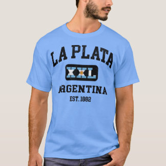 La Plata Argentina XXL Atletisch ontwerp T-shirt