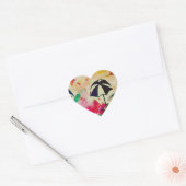 La Playa Heart Sticker (Envelop)
