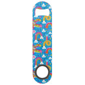 la pluie d'arcs-en-ciel de nuages laisse tomber le (Dos)