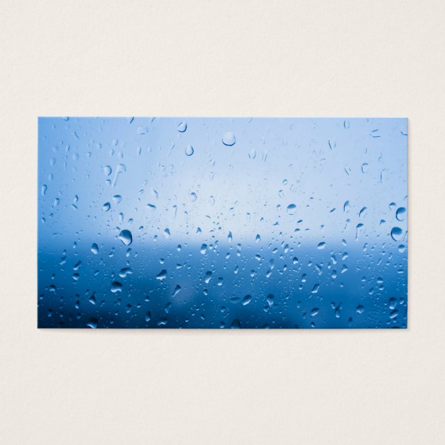 La pluie tombe sur une vitre (Devant)