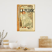 La Plume 1898 AFFICHE IMPRIMEE A5-A1 Alphonse Much (Cuisine)