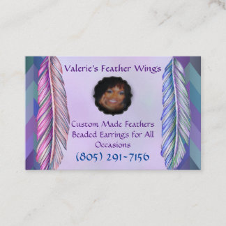 La plume de Valerie s'envole le carte de visite