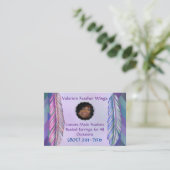 La plume de Valerie s'envole le carte de visite (Debout devant)