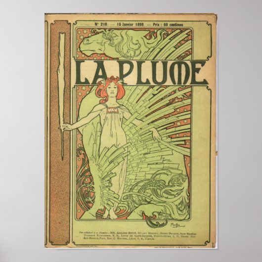 La Plume Poster (Voorkant)