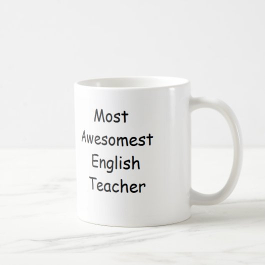 La plupart de tasse de professeur d'Anglais (Droite)