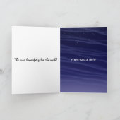 La Plus Belle Fille Du Monde Carte De Voeux (Intérieur)