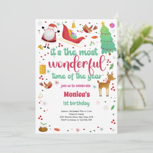 La plus belle invitation de Noël (Debout devant)