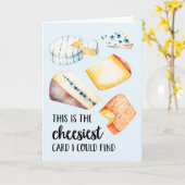 La Plus Fromagère | Carte d'anniversaire drôle (Fleur jaune)